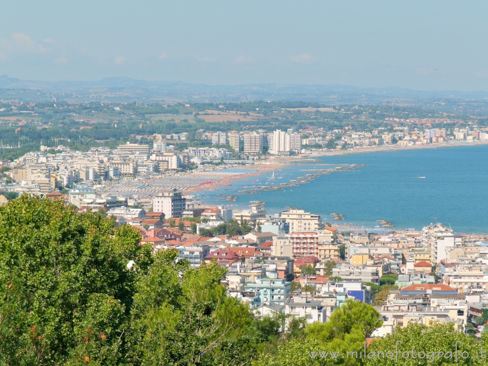 Gabicce Mare (Pesaro e Urbino, Italy) - Gabicce Mare and Cattolica seen from Gabicce Monte